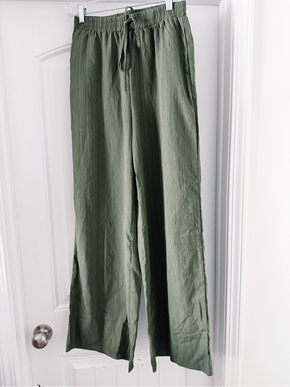 Tall Women's Solid Color Belted Wide Leg Loose Casual Pants